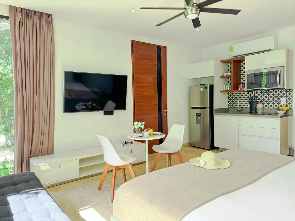 Increible Estudio G204 Con Gimnasio - Sesion De Hidroterapia En Spa De Lujo Incluido By Sandy Powerful Tulum Apartmán